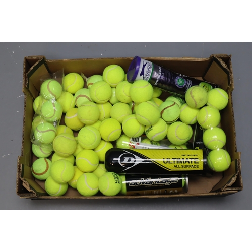 464 - Just A Load of Balls ! Tennis Balls, Some Still In Pack, Majority Appear Unused