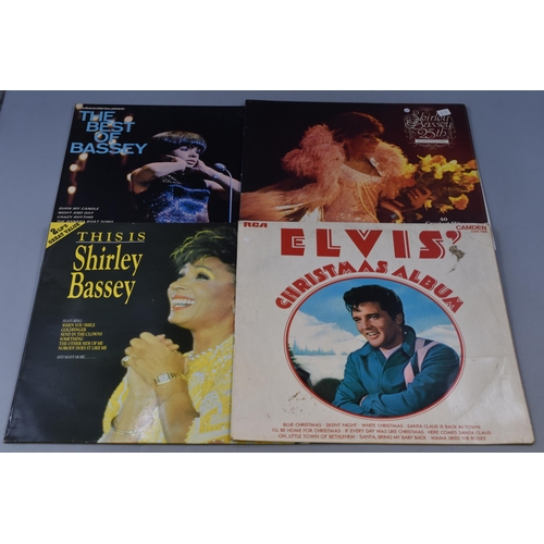 471 - Collection of Pre-Owned 1960's Vinyl LP's to Include Elvis Presley, Tom Jones, Shirley Bassey, Frank... 