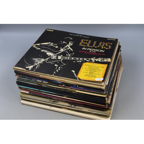 471 - Collection of Pre-Owned 1960's Vinyl LP's to Include Elvis Presley, Tom Jones, Shirley Bassey, Frank... 