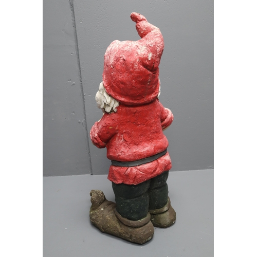 473 - Very Large Garden Gnome With Trowel In Hand