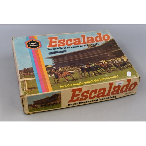 588 - Vintage Chad Valley Escalddo Horse Racing Game (a/f)