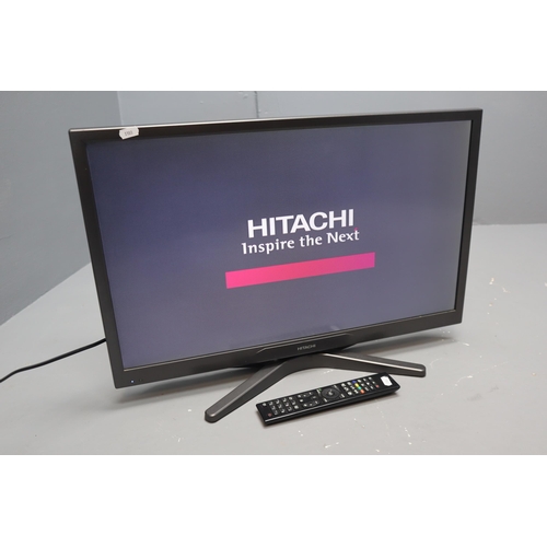 598 - Fully Working Hitachi Digital Television With Remote Control 28 Inches