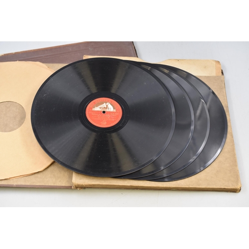 509 - Mixed Selection of Vintage HMV Records Including Beethoven and More