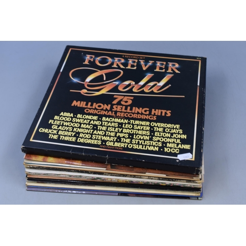 512 - Collection of Pre-Owned Compilation Vinyl LP,s To Include Box Set 'Forever Gold', Now Thats what I c... 