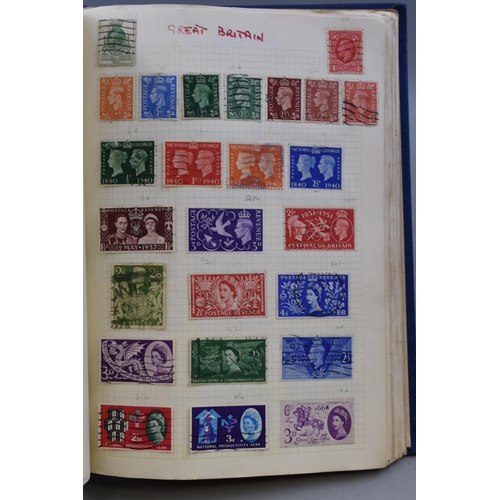 518 - A Selection of Stamp Collecting Items. Includes Book Containing a Selection of Worldwide Stamps, All... 