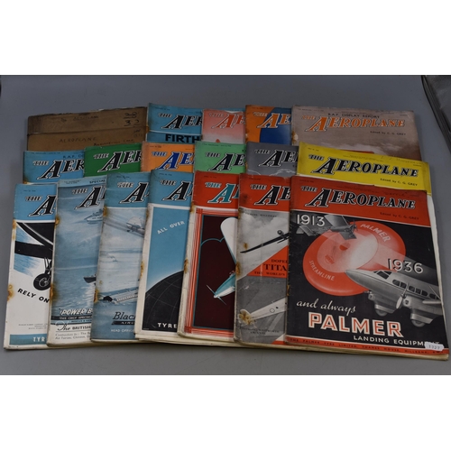 519 - Approx 18 The Aeroplane Magazines Dating From 1936