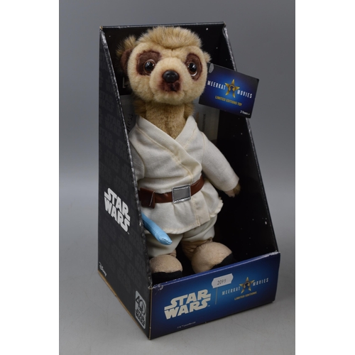 610 - Starwars Collectable Meerkats. Obi-Wan Kenobi and Luke Skywalker