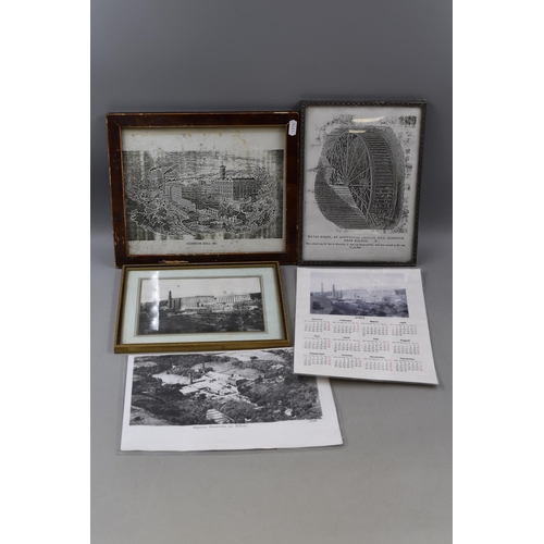 612 - Mixed Lot of Local Pictures of Edgerton Dyeworks some Framed and Glazed