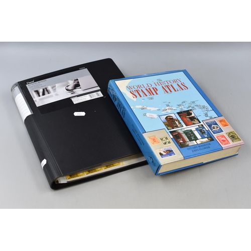 524 - A Binder Containing A Selection of Stamp Presentation Packs, Stamp Postcards and More. With A Hardba... 