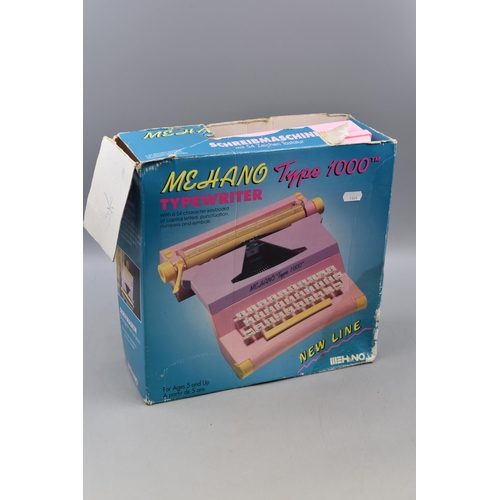 617 - Vintage Mehano Type 1000 Typewriter