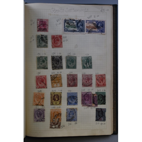 525 - A Well Stocked Vintage Stamp Album of 19th and 20th Century World and Commonwealth Stamps (Commonwea... 