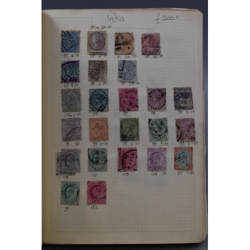 525 - A Well Stocked Vintage Stamp Album of 19th and 20th Century World and Commonwealth Stamps (Commonwea... 