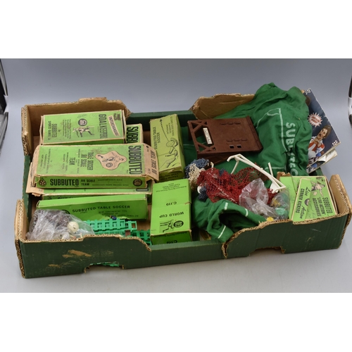 622 - Collection of Original Subbuteo Items To Include Cloth Pitch, Some Teams A/F and Other Subbuteo... 