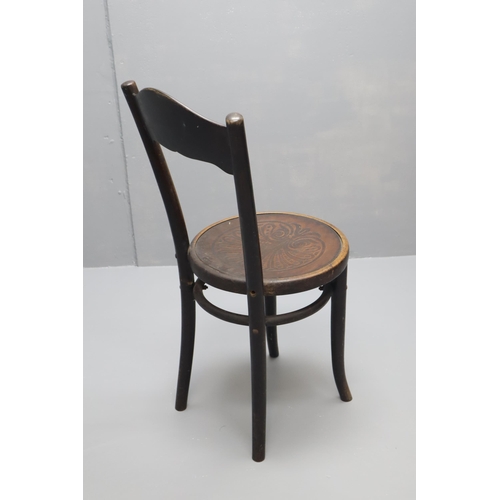 648 - Antique Bent Wood Chair by Mundus + J&J Kohn LTD C1900