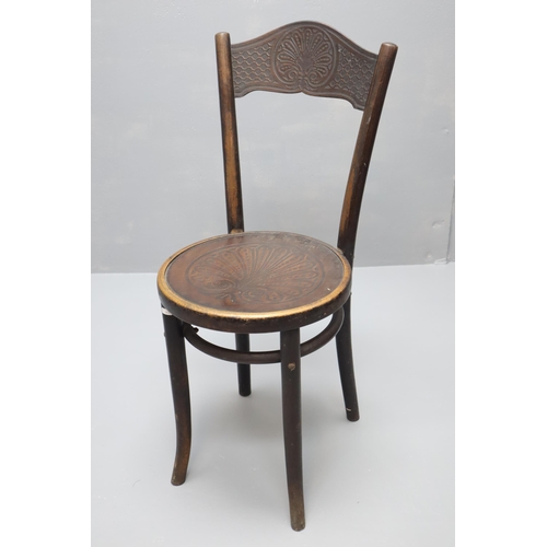 648 - Antique Bent Wood Chair by Mundus + J&J Kohn LTD C1900