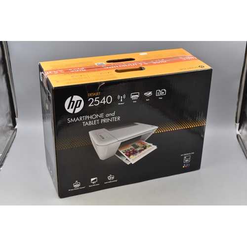 629 - HP Deskjet 2540 Smartphone and Tablet Printer (Sealed)