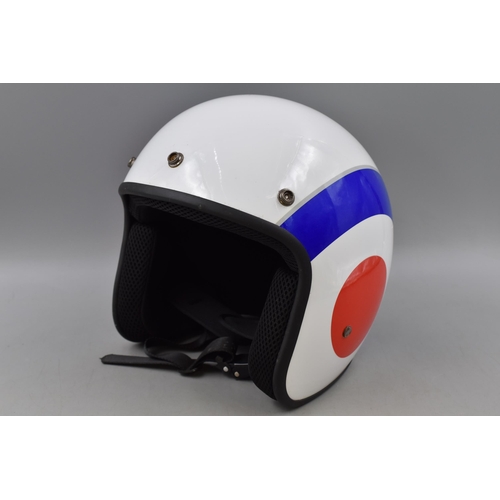 773 - Mod Style Motorcycle / Scooter Helmet