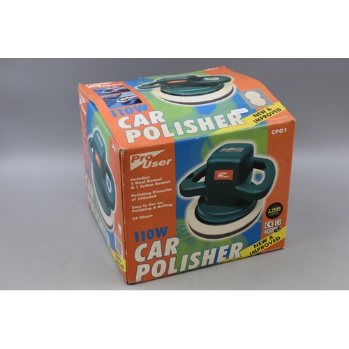 774 - Pro User 110W Car Polisher (Powers On When Tested)