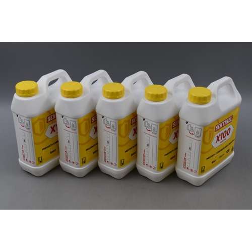 778 - Five Bottles of Sentinel x100 Central Heating Scale Inhibitor (1L).