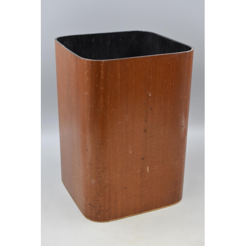 698 - 1960's Wooden Waste Paper Bin