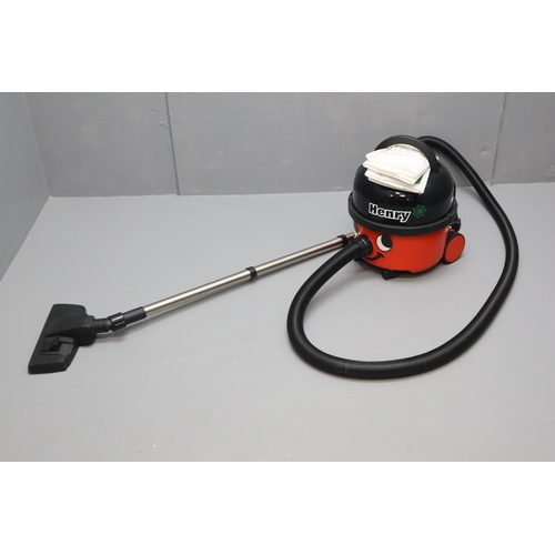 706 - Henry Numatic Hoover with retractable Lead and Hose (Powers On)