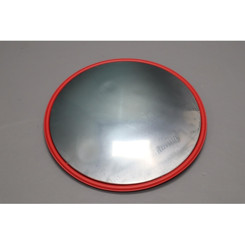 815 - A Boxed Circular Convex Mirror, Approx 45cm Diameter.