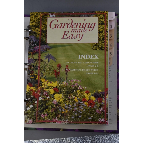 817 - A Selection of Gardening Items To Include Gardening Made Easy Plant Guides, Plant Pot Castors and Th... 