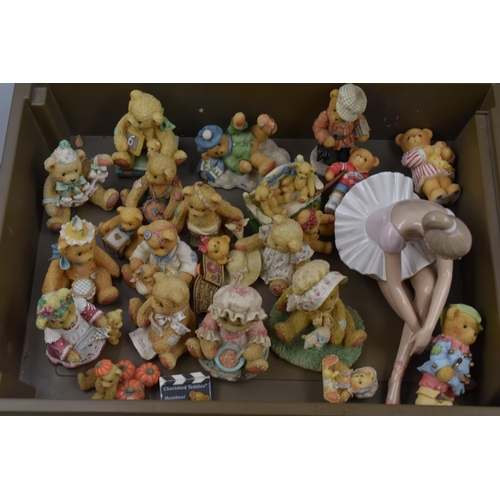 835 - Selection of Cherished Teddies, includes Membear Ship Badge, Wylie, Spencer, Courtney, Amanda, Littl... 