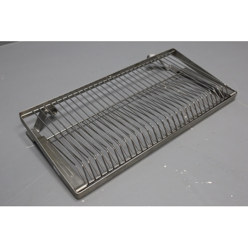 744 - A Stainless Steel Hanging Shelf, Approx 11