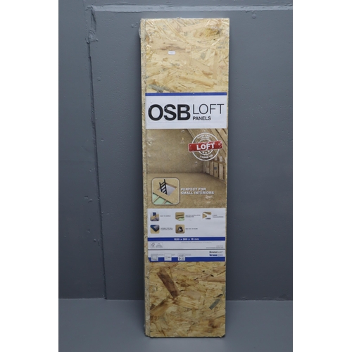 745 - 3 OSB Loft Panels Approx 120cm x 30cm x 1.8cm