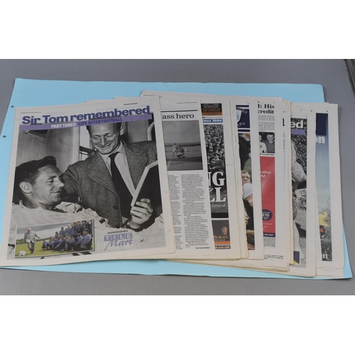 553 - 'Preston North End; The Glory Years Remembered' by Mike Prestage, With a Selection of Newspaper Clip... 