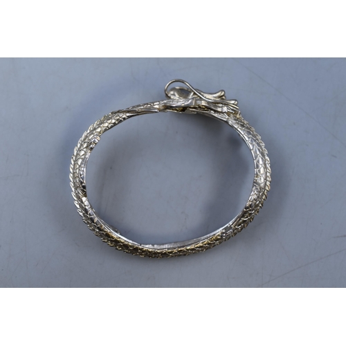 19 - Silver 925 Dragon Bracelet