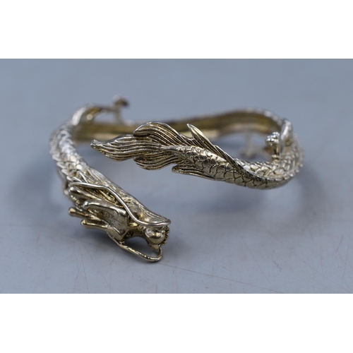 19 - Silver 925 Dragon Bracelet