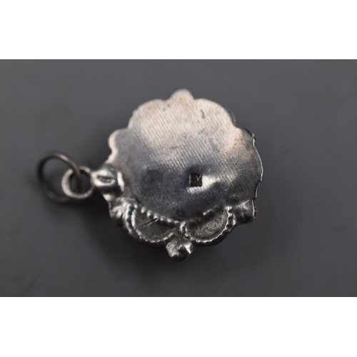 38 - An Hallmarked Silver Pendant, Possibly Iraqi Silver.