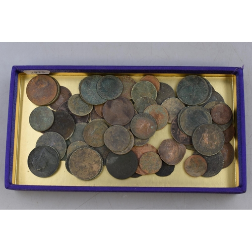 225 - Mixed Tray of Old Coins (metal Detector Finds)