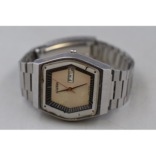 95 - Vintage KAPPA Automatic Day / Date Gents Watch (Working)