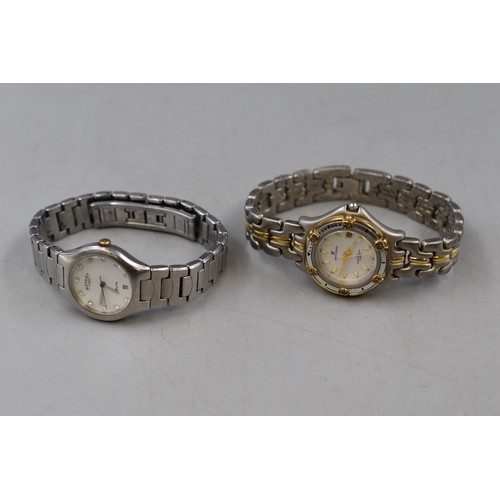 107 - Pierre Cardin and Rotary Ladies Watches (Working)