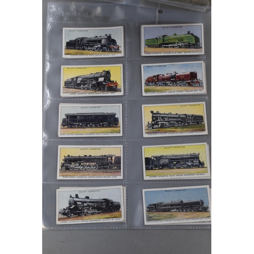 158 - Three Sets of 50 Will 1920/30s Cigarette Cards including Do You Know, Railway Engines, and Engineeri... 