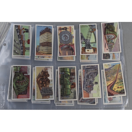 158 - Three Sets of 50 Will 1920/30s Cigarette Cards including Do You Know, Railway Engines, and Engineeri... 