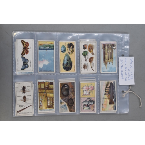 158 - Three Sets of 50 Will 1920/30s Cigarette Cards including Do You Know, Railway Engines, and Engineeri... 