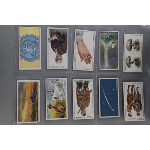 158 - Three Sets of 50 Will 1920/30s Cigarette Cards including Do You Know, Railway Engines, and Engineeri... 