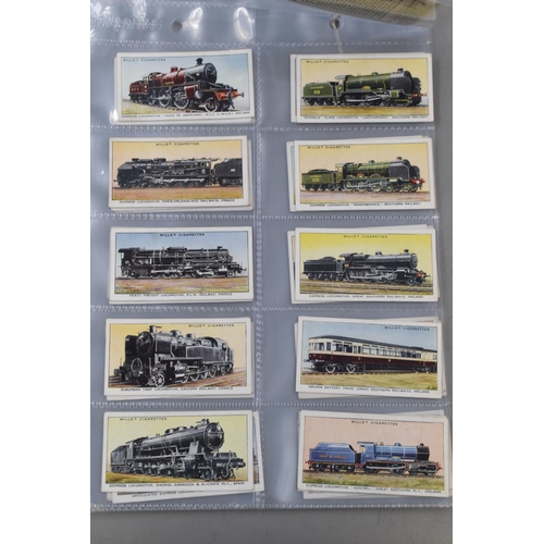 158 - Three Sets of 50 Will 1920/30s Cigarette Cards including Do You Know, Railway Engines, and Engineeri... 