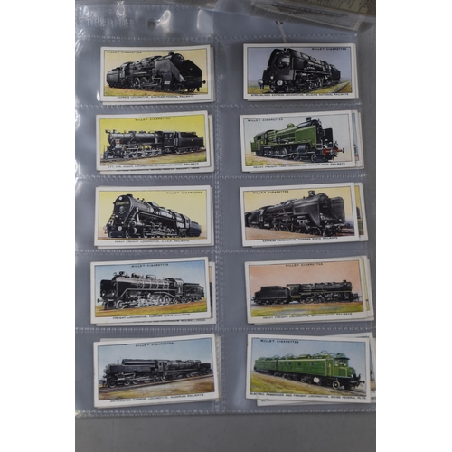 158 - Three Sets of 50 Will 1920/30s Cigarette Cards including Do You Know, Railway Engines, and Engineeri... 