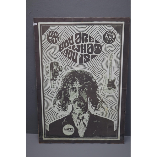 382 - A Frank Zappa 'You Are What You Is' Print, Approx 33.5