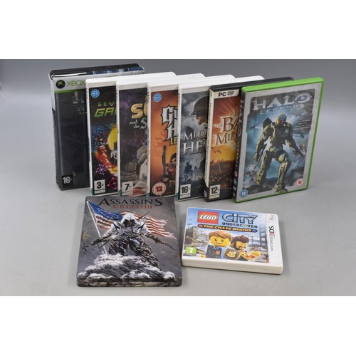 383 - Mixed Lot of Gaming Items to include Xbox 360 Games, Wii Games Nintendo 3DS game and a Xbox 360 Cont... 