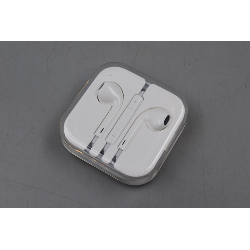 389 - pair of new Apple Earphones in Case