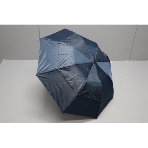 395 - New Coopers Navy Windproof Umbrella in Box