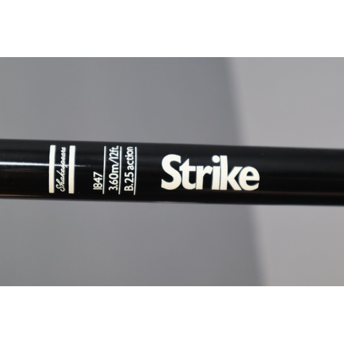 587 - Mixed Selection of Fishing Rods Including Shakespeare Strike 1847 12ft, Daiwa Quintet 12ft? and SKor... 