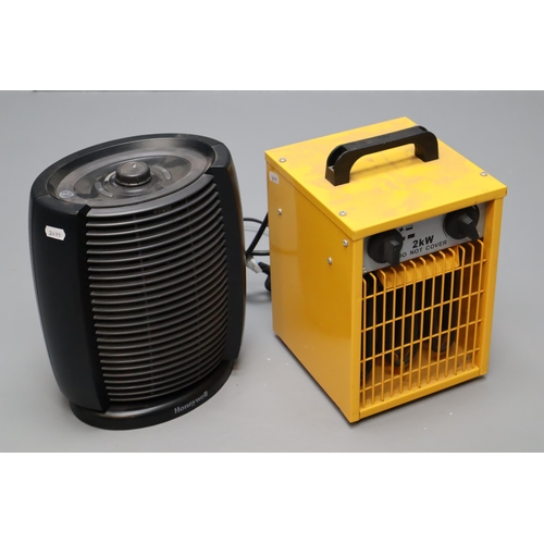 614 - Two Mobile Standalone Heaters with Variable Heat Control both working when tested