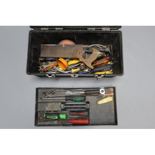 622 - A Sectional Toolbox With Selection of Assorted Tools and Accessories.